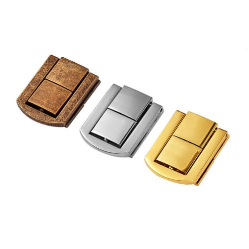 Die-cast plate buckle alloy lock box accessories