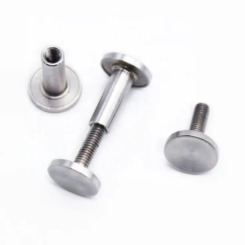 Custom Aluminum Nonstandard Fastener Male And Female Screw Turning Parts