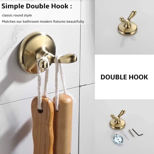 4 Piece Adjustable Expandable Bathroom Hardware Set Zinc Alloy Wall Mounted Black Bathroom Accessory Set