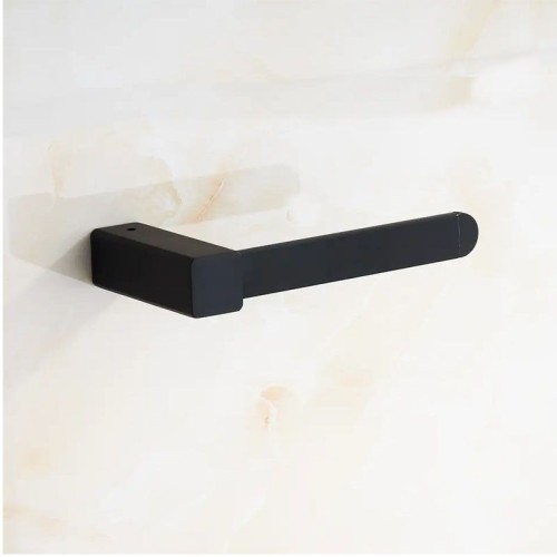 Matte Black Hotel Wall Mounted Bathroom Hardware 6 Pcs China Bathroom Accessory Set