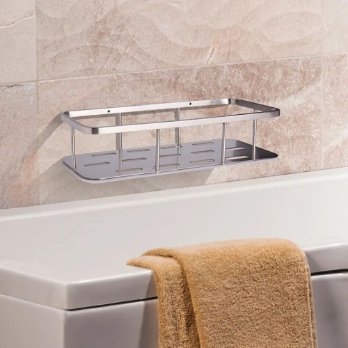 Wall Mounted Bathroom Accessories Stainless Steel Bathroom Corner Shelf Shower Shelves Caddy
