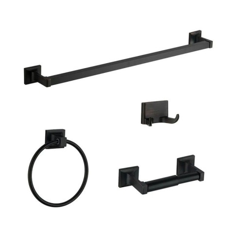 Square Design Modern Design Chrome Bathroom Set Accessories